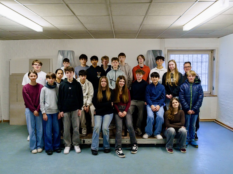 Besuch der 9D beim Tonstudio Löwenhertz